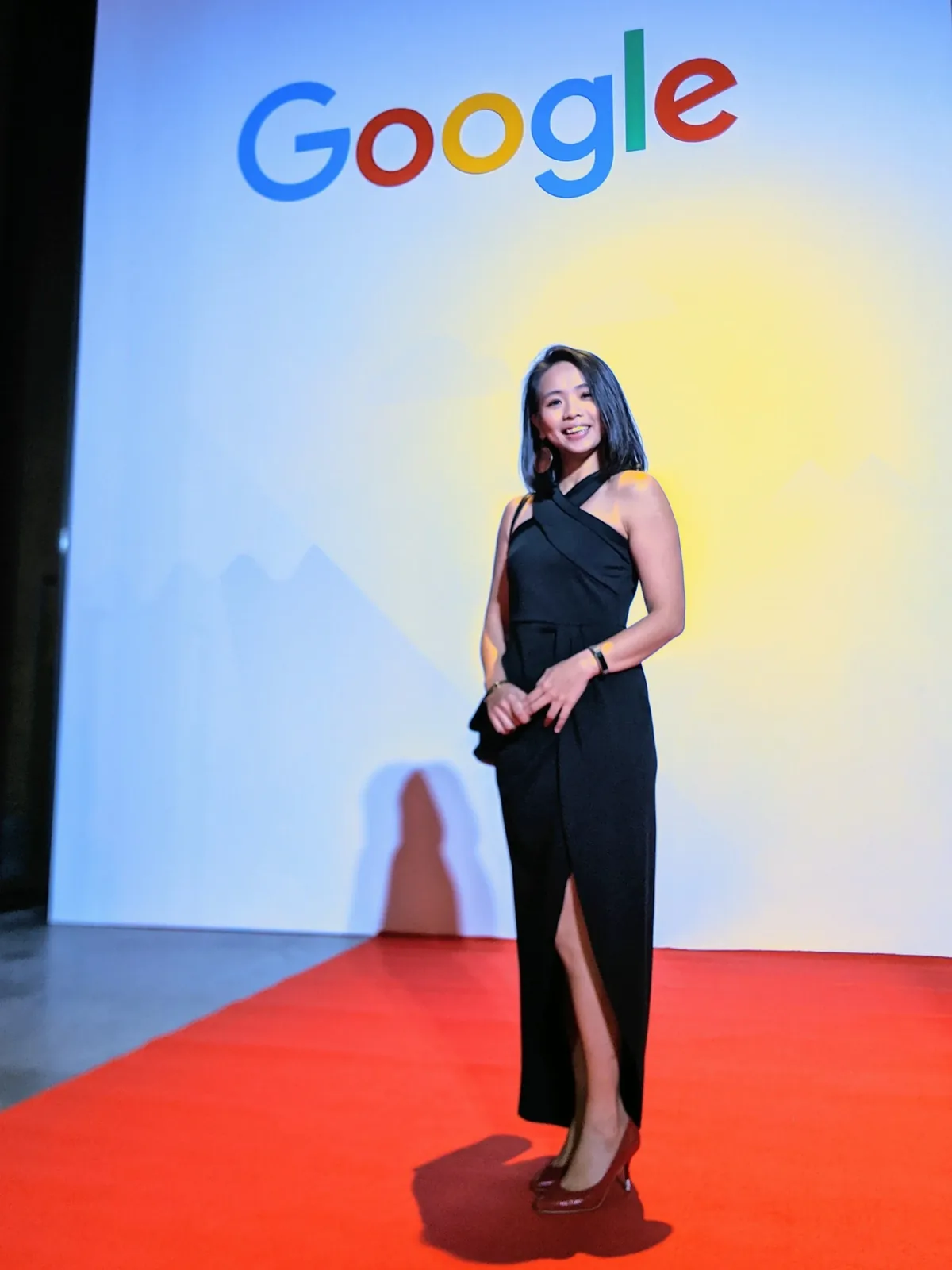 Melissa 在 Google 紅毯活動